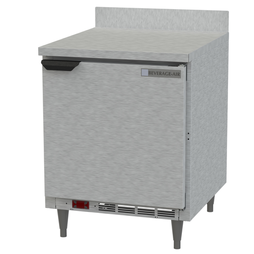 Beverage Air WTR27AHC 27"W One-Section One Door Worktop Refrigerator Backsplash