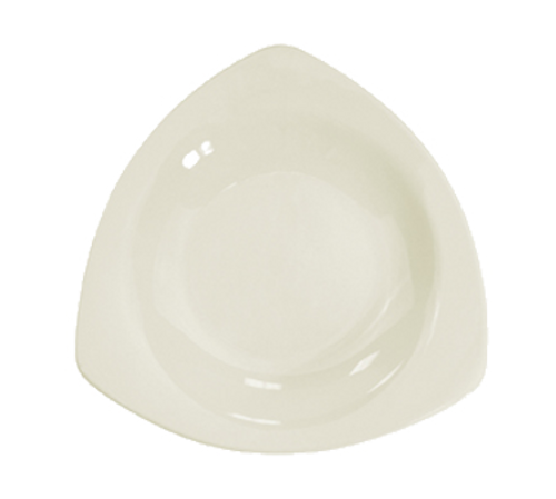 CAC China REC-77 22 Oz. American White Ceramic Triangular REC Pasta Bowl (1 Dozen)