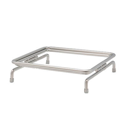 Bon Chef 7013SS 10.25" x 10.25" x 2.63" Square Stainless Steel Stand