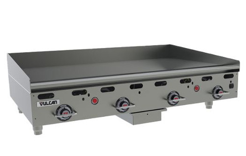 Vulcan MSA24-NG 24" W Stainless Steel Natural Gas Countertop Heavy Duty Griddle - 54,000 BTU