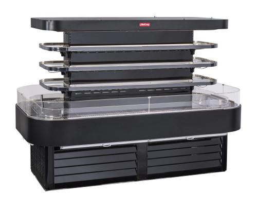 Howard McCray R-OD42I-7-B-LED 84"W Island Open Merchandiser