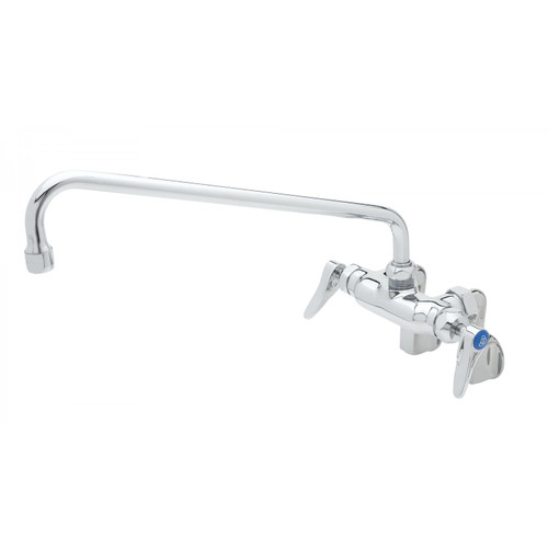 T&S Brass B-0236-CR-063X Double Pantry Faucet wall mount