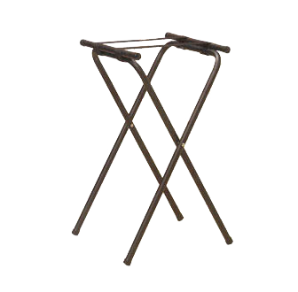 American Metalcraft CTS31 19" L Black Deluxe Tray Stand