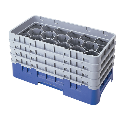 Cambro 17HS800186 Camrack Glass Rack With (4) Soft Gray Extenders
