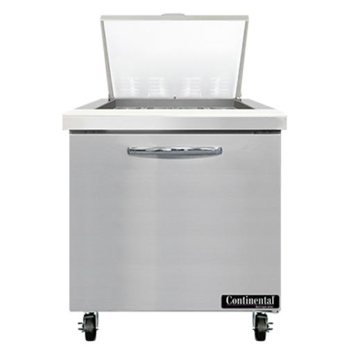 Continental Refrigerator SW32N12M 32" W One-Section One Door Mighty Top Sandwich Unit