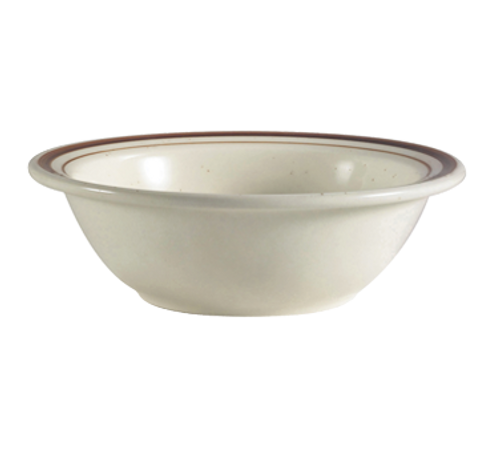 CAC China AZ-10 13 Oz. American White Ceramic Round Arizona Grapefruit Bowl (3 Dozen Per Case)