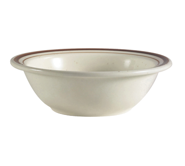 CAC China AZ-10 13 Oz. American White Ceramic Round Arizona Grapefruit Bowl (3 Dozen Per Case)