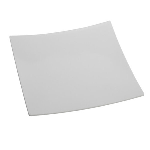 American Metalcraft MEL43 Plastic White Square Endurance Plate