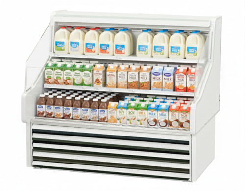 Howard McCray R-OS35E-4C 51" W Impulse Curved Glass Merchandiser