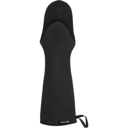 San Jamar UPM17BK 17" Black UltiGrips Oven Mitt