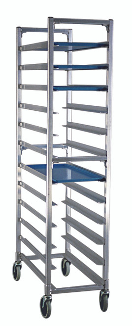 New Age 1347 15.25"W Mobile 12 Platter Rack with 5" Centers