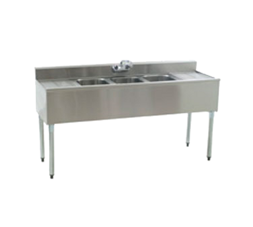 Eagle Group B5C-18 Stainless Steel 1800 Series Underbar Sink Unit - 60"W x 20"D x 33-1/2"H