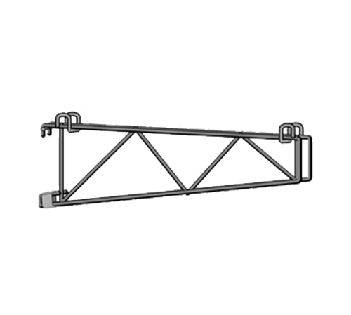 Metro SWD14K3 Smartwall Shelf Support Double For 14" Deep Shelf Metroseal 3 Epoxy-Coated Corrosion-Resistant Finish