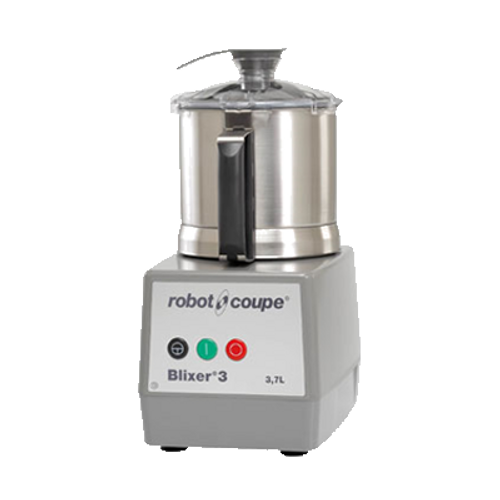 Robot Coupe Blixer3 Food Processor with 3.7 Liter Stainless Steel Bowl and Single Speed - 1 1/2 hp