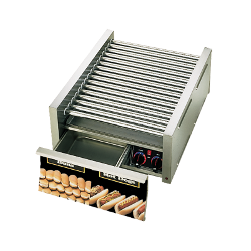 Star 45SCBD Grill-Max Hot Dog Grill 23.75" x 12.5" x 28.5" Roller-Type with Integrated Bun Drawer