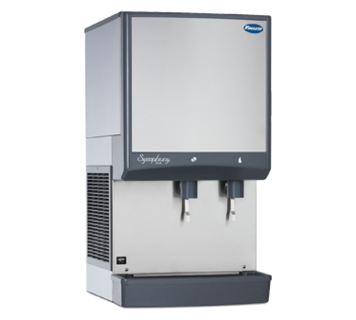 Follett LLC 50CI414W-L Symphony Plus 21" W Countertop Water Cooled Chewblet Ice and Water Dispenser with Lever - 115 Volts