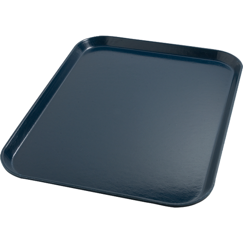 Dinex DX1089M50 15" X 20" Flat Midnight Blue Tray