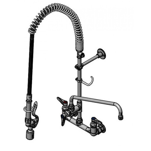 T&S Brass B-0154-14-Cr-Bc Easyinstall Pre-Rinse Unit 8"