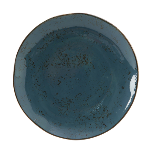 Tuxton GGE-005 9" Porcelain Azure Round Plate (2 Dozen Per Case)