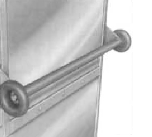 Cres Cor 1087 116 Vertical Push Handle