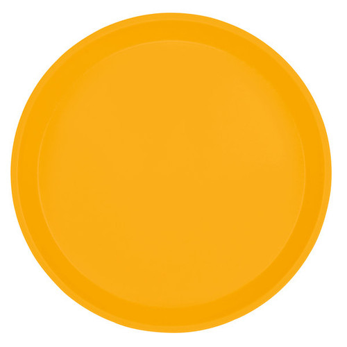 Cambro 1950504 19.5"Dia. Round Fiberglass Serving Camtray - 12/Case