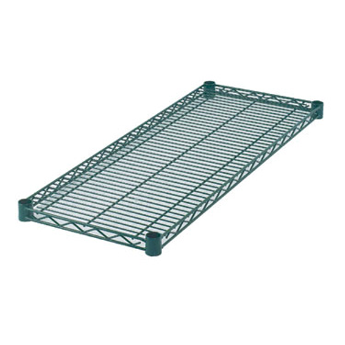 Winco Vex-1424 Shelf 24" x 14" Epoxy Coated Green