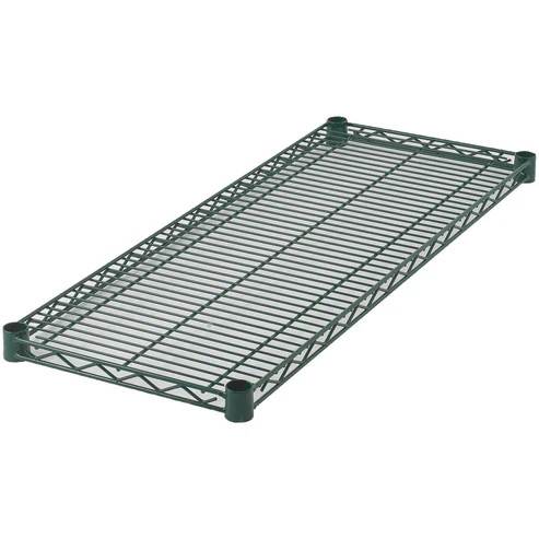 Winco Vex-1424 Shelf 24" x 14" Epoxy Coated Green