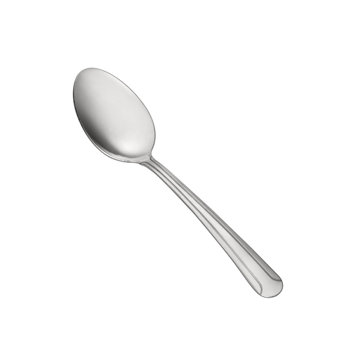 CAC China 1001-01 5.88" L Stainless Steel Medium Weight Dominion Teaspoon (50 Dozen Per Case)