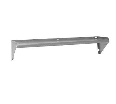 Advance Tabco WS-15-48-X 48" W x 15" D Stainless Steel 18 Gauge Satin Wall Mounted Special Value Shelf
