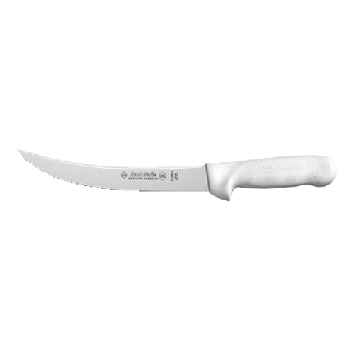 Dexter S132N-10 10" White Sani-Safe Breaking Knife with Polypropylene Handle