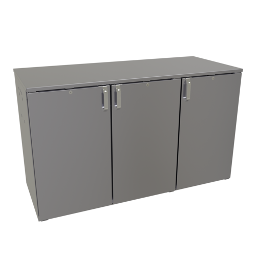Glastender CP1RB60 60"W Three-Section Solid Door Cooler