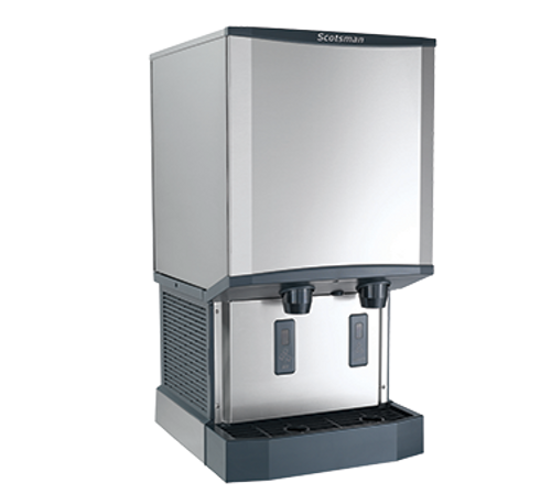 Scotsman HID540W-1 40 Lbs. Bin Storage Water Cooled Meridian Ice & Water Dispenser - 115 Volts
