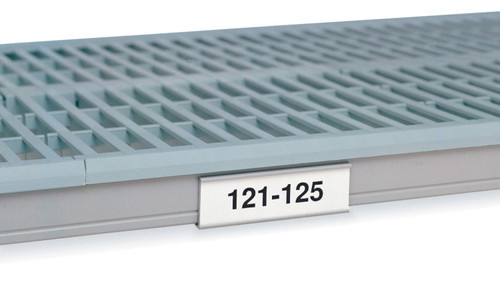Metro 9989PX Metromax I Label Holder 1" x 4 1/2" Plastic Fits All Shelves