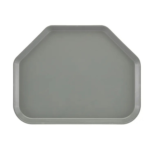 Cambro 1418TR107 14" Gray Trapezoid Camtray - 12/Case