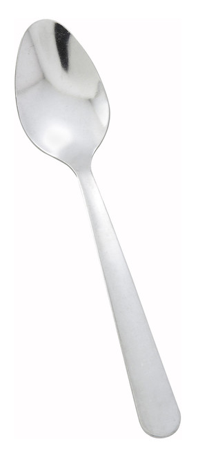 Winco 0012-01 5-15/16" 18/0 Stainless Steel Teaspoon (Contains 1 Dozen)