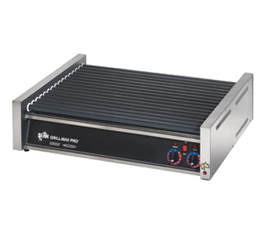 Star 30SCF Grill-Max Pro® Flat Hot Dog Grill Duratec® Non-Stick with 30 Hot Dog Capacity and Manual Controls - 120V
