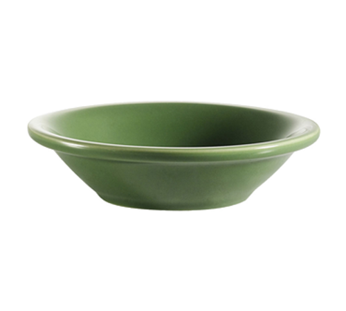 CAC China L-11NR-G 4 Oz. Green Ceramic Round Las Vegas Fruit Dish (3 Dozen Per Case)