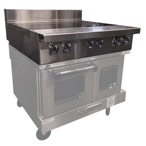 Southbend P36N-III 48.63" Electric Platinum Heavy Duty Induction Range - 240 Volts