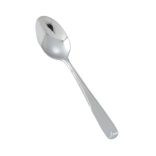 Winco 0010-01 6-1/16" 18/0 Stainless Steel Teaspoon (Contains 1 Dozen)