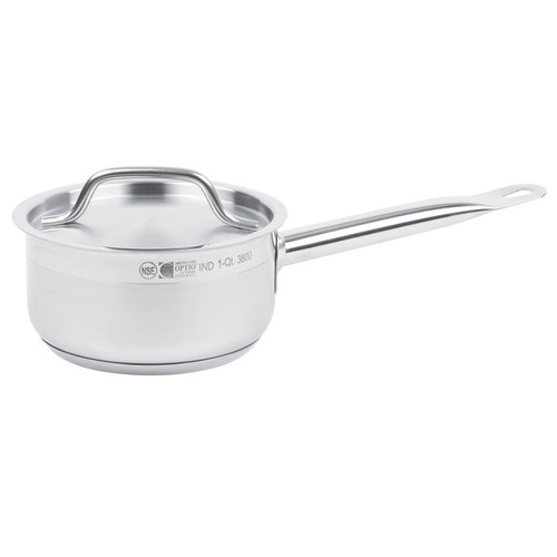 Vollrath 3800 1 Qt Stainless Steel Optio Sauce Pan with Cover