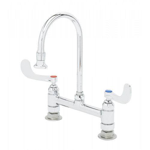 T&S Brass B-0322-04 Mixing Faucet deck mount 8"