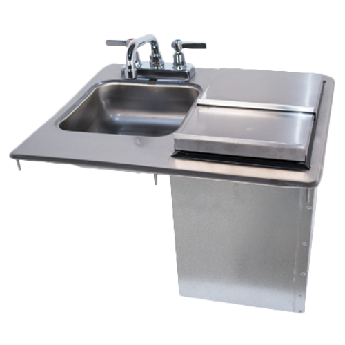 Advance Tabco D-24-SIBL-X 21" W x 18" D Special Value Drop-In Hand Sink