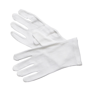 Winco GLC-L Cotton White Large Service Glove