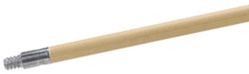 Carlisle 4526700 60" Threaded Wood with Metal Tip Sparta Handle