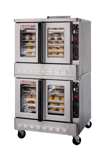 Blodgett DFG-100 DBL Natural Gas Double-Deck Convection Oven - 55,000 BTU/Deck