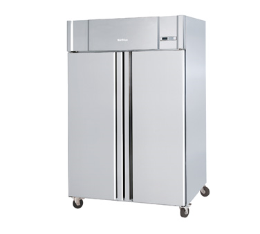 Infrico USA IRR-AGB49BT 54.5" W Two-Section Solid Door Reach-In Freezer - 115 Volts