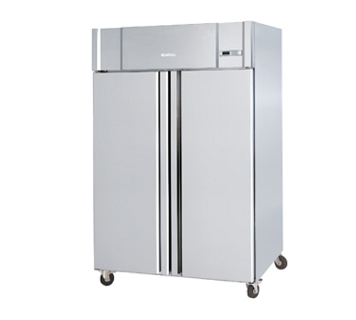 Infrico USA IRR-AGB49BT 54.5" W Two-Section Solid Door Reach-In Freezer - 115 Volts