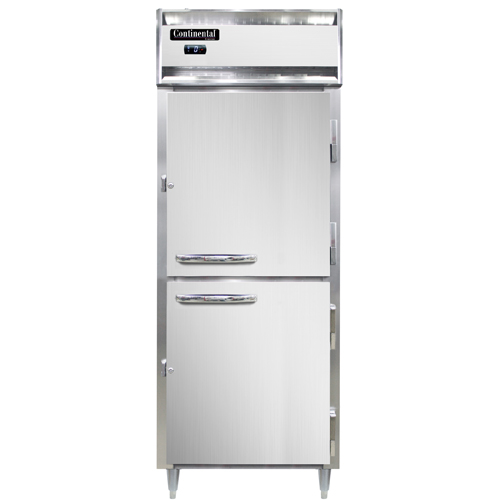 Continental Refrigerator DL1FE-PT-HD 28.5" W One-Section Solid Door Pass-Thru Designer Line Wide Freezer - 115 Volts