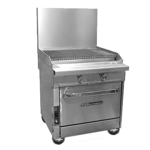 Southbend P32D-CC-LP 48" Liquid Propane Platinum Heavy Duty Range - 125,000 BTU