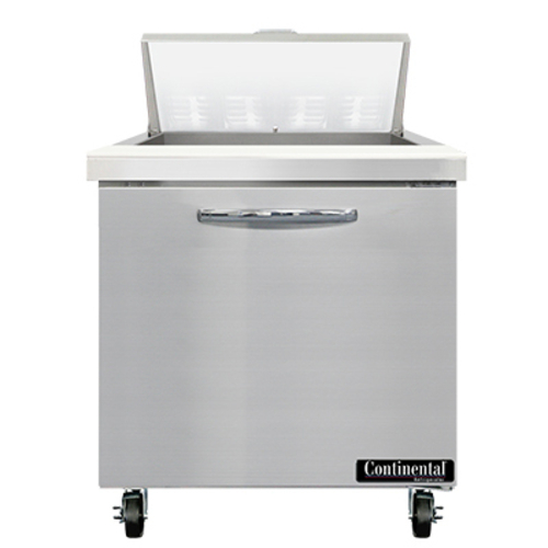 Continental Refrigerator SW32N8 32" W One-Section One Door Sandwich Unit